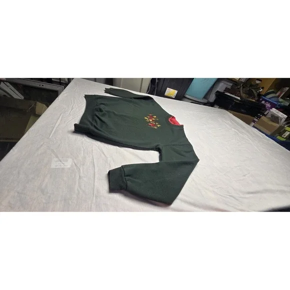 Vintage Day Breeze Dark Green Crewneck Sweatshirt Size Large 90s - Picture 4 of 11